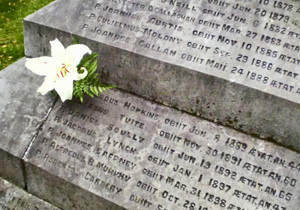 Inscription on Glasvenin grave